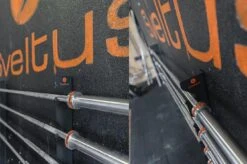 Rack De Rangement Mural Pour Barres, Sveltus -Martiaux Fitness Magasin rack de rangement mural pour barres sveltus 1