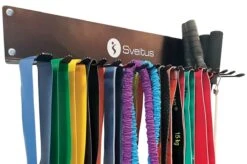 Rack De Rangement Mural Pour Cordes & élastiques, Sveltus -Martiaux Fitness Magasin rack mural pour cordes et elastiques sveltus 2