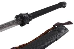 Sabre De La Dynastie Qing - Liuyedao à Tête De Tigre, Rigide Aiguisé 4 Sabre De La Dynastie Qing - Liuyedao à Tête De Tigre, Rigide Aiguisé -Martiaux Fitness Magasin sabre de la dynastie qing liuyedao a tete de tigre rigide aiguise 2