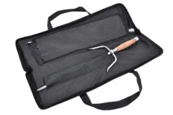 Sai Rond, Poignée Wengé - Inox -Martiaux Fitness Magasin sai rond poignee bois inox 4