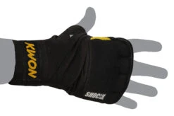 Sous-gants Avec Gel & Bandes De Maintien, Kwon -Martiaux Fitness Magasin sous gants de protection gel kwon 3