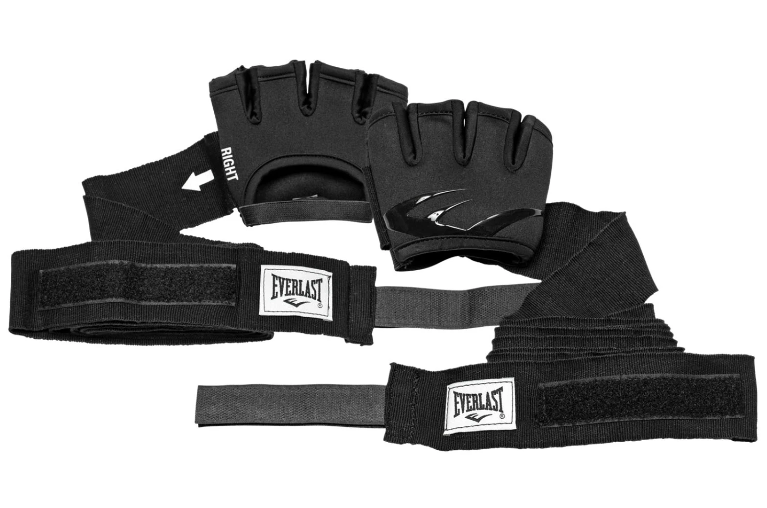 Protection métacarpe + bandage - Evergel Fast Wraps, Everlast Protection Métacarpe + Bandage - Evergel Fast Wraps, Everlast -Martiaux Fitness Magasin sous gants gel evergel fast wraps everlast 2