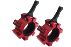 Paire De Stop Disque Pour Barre Olympique (Ø50 Mm) - Aluminium, Sveltus -Martiaux Fitness Magasin stop disque barre olympique aluminium sveltus 2