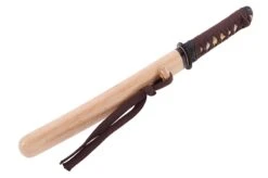 Tanto Fudoshin, Bois Naturel - Lame à Gorge, Aiguisée -Martiaux Fitness Magasin tanto fudoshin bois naturel lame a gorge aiguisee 4